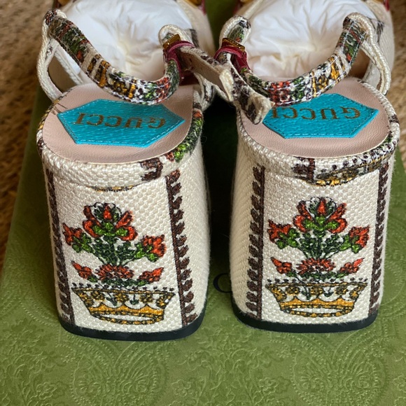 Rare, excellent condition Gucci Merida Crowns/Malaga Style, size 6.5, multicolor - Picture 3 of 10